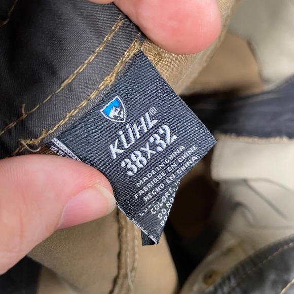 KUHL Men's Brown Revolvr Pants 38x32 Relaxed Fit Hybrid Fabric Outdoor Casual - Picture 8 of 10